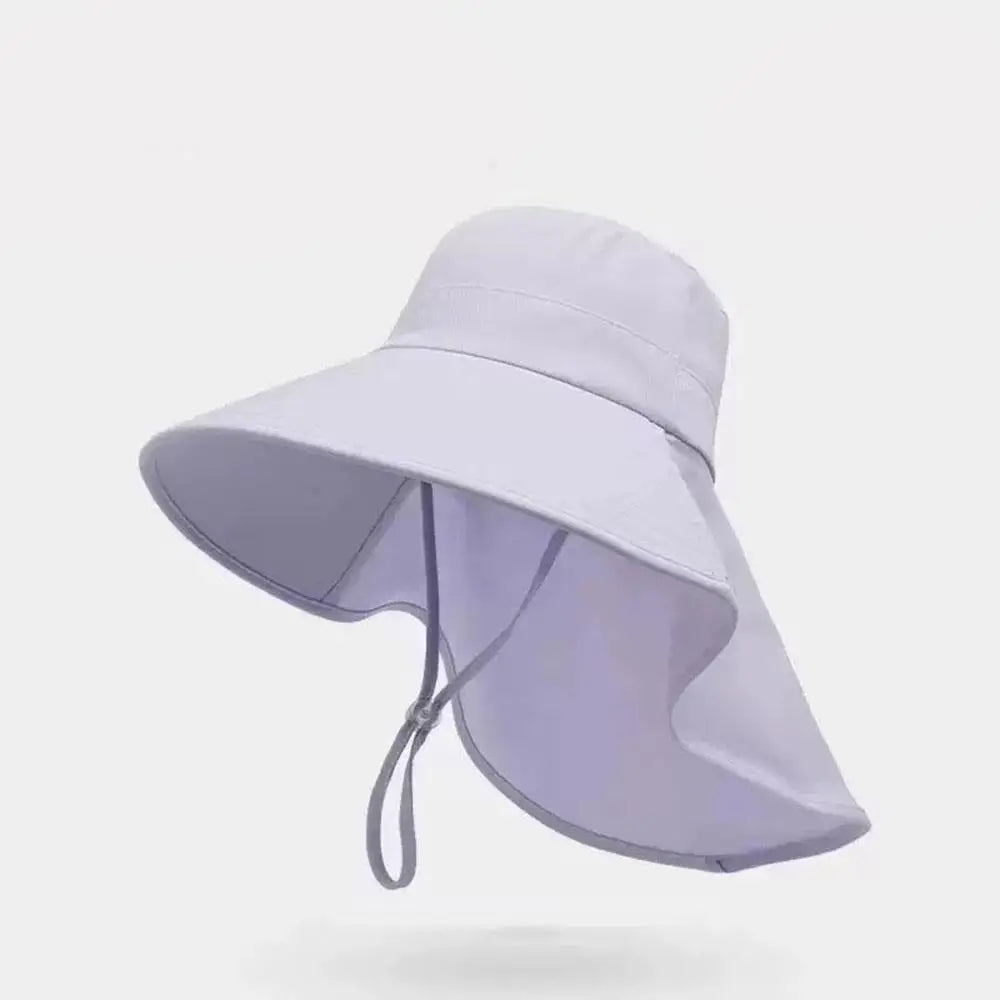 SunLuxe Purple Travel Sun Hat – UV Shield, Breathable, Adjustable