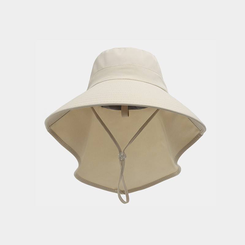 SunLuxe Beige Travel Sun Hat – UV Shield, Breathable, Adjustable