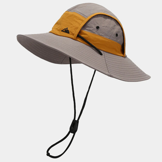 Coastline Sun Hat (Gray) – Wide Brim & Neck Flap UV Protection
